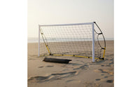 Easy Assembly Portable Soccer Goal Includes Carrying Bag Backyard Soccer Goal Sturdy Construction Sports Equipment for Students, Beach