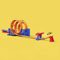 DIY Track Set Easy to Assemble Pull Pull-Back Vehicle Track Set Multi Mode for Children