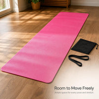 Extra Thick Non-Slip Yoga Mat for Beginners, Men & Women, Home Fitness & Dance