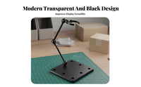5 Pieces Action Figure Display Stand Adjustable Action Figure Stand Articulated Model Holder Sturdy Support for Photography