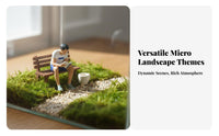 Mini Landscape Decoration High Intricate Miniature People Model Miniature Scene People Figurine Hand Painted Resin Character