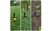 Unwanted Plant Puller Head Serrated Weeder with Prongs Manual for Lawn