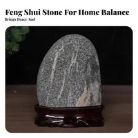 prepared to Display Natural stsingle piece Stand Detailed Design House Decoration Weather-Resistant Stsingle Sculpture for Feng Shui Believers, Religious Individuals, Living Room, Home, Entryway, Patio