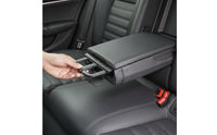 Rear Seat Cup Holder Assembly Replacement Armrest Cup Holder with Pull Handle Auto Part Easy Install Car Accessory Smooth