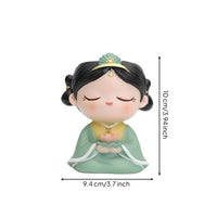 Tabletop Candle Holder Figurine Cute Girl Figurine with Candle Cup Compact Decor Accent Charming for Desk, Bedroom