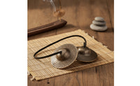Tingsha Bells Authentic Tingsha Cymbals Compact Cymbals with Cord for Stretching Practice Practitioners, Sound Healing