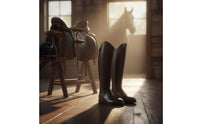 Tall Equestrian Boots Wear-Resistant Footwear Good Grip for Men