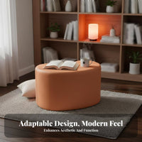 Multi-Functional Bean-Shaped Pouf Soft and Comfortable Low Stool High-Rebound Cushion Footstool Gift Idea for Families, Homeowners, Living Room, Entryway, Bedroom, Playroom