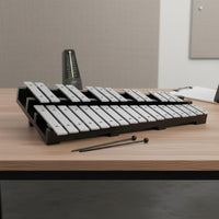30 Note Aluminum Bar Xylophone with Carrying Case 30 Note Xylophone Aluminum Bar Percussion Set for Kids, Beginners, Kindergarten, Park