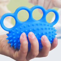 Finger Exerciser with Hand Strap Flexible Hand Grip Strengthener Portable Exercise Equipment for Rehabilitation
