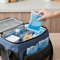 Disposable Self-Sealing Ice Pack for Food Delivery and Refrigeration