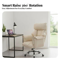 Ergonomic Design Reclining Gaming Chair with Footrest Padded Armrests Highspine Recliner with Footrest Height Adjustable rotate Seat Support for players, Students, Adults, Bedroom, Dormitory, Game Room