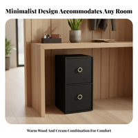 Stackable Desk Drawer Minimalist design Stackable Drawer Cabinet Multi-Purpose Rounded Corners for Study Room, Bedroom, shelf