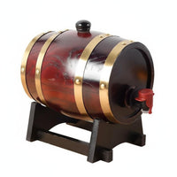 Wooden Grape Barrel Solid Wood Oak Aging Barrel Custom-Crafted for Restaurant