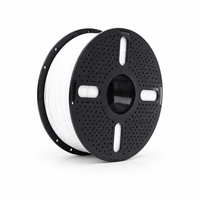 Filament 1.75mm White 1KG Spool, Upgraded PLA Material for FDM 3D Printers, Stronger Tougher for Prototyping and Modeling Hobbyists
