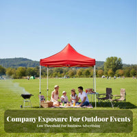 Foldable 4-Legged Sunshade Canopy Rainproof Retractable Market Tent Waterproof Square Outdoor Canopy Portable for Street Vendors, Small Business Owners, Families, Parking Markets, Backyard, Campsite