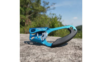Left-Hand Ascender Corrosion-Resistant Left Hand Ascender Rope Clamp with Pulley Long-Lasting Gear Heavy-Duty for Climbers
