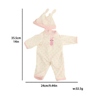Creature Doll Pajamas Pretend Play Doll Vacation Outfit Set Mix and Match