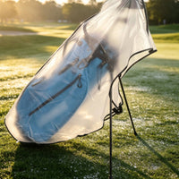 Frosted Golf Bag Rain Cover Dustproof Foldable Golf Bag Rain Cover Oversized for Rainy Weather, Outdoor