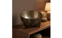 Decorative Footed Bowl Irregular Fruit Bowl with Feet Shallow Decorative Footed Tray for Model-Room Decor