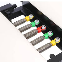 Foldable Pilates Reformer Padded Pilates Reformer Exercise Equipment Full-Metal Comfortable for Fitness Enthusiasts, Home Gym