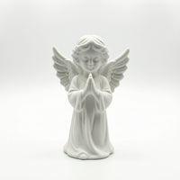 Praying Angel Figurine Small Desktop Ornament Serene for Office Desk, Collectors