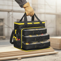 Tool Bag with Clear-Lid Cases Soft-Sided for Garage