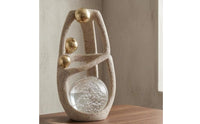Abstract Human Sculpture Modern Resin Crystal Sculpture Speckled Abstract Human Statue