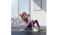Adjustable Foam Roller with Stand Hands Use Height Adjustable Spinal Roller Heavy Duty Fitness Equipment for Home Gym, Workout