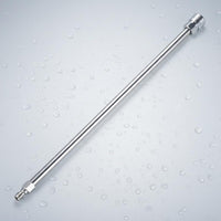 2 Pieces 4000 PSI Rated 1/4 Inch Quick Connect Wand Anti-Rust Pressure Washer Extension Wand Cleaning Tool Accessory