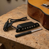 Attach on Soundhole Pickup Rectangular Attach on Guitar Pickup and Metal Musical Accessory