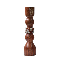 Travertine Candle Holder Timeless Travertine Candle Holder Heavy Weight Candlestick