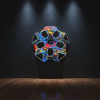Bluetooth Music Boxing Machine Smart Wall Mounted Boxing Machine Adjustable Music Punching Target Space-Saving for Adults, Athletes, Garage