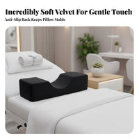 High-Elastic Sponge Eyelash Extension Pillow Soft Velvety Material U-Shaped Lash Pillow Skin-Friendly for Beauticians, Estheticians