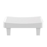 Non-Slip Cat Litter Step with Ribbed Surface Rectangular Litter Box Step Board Easy to Clean Low-Height for Cats