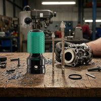 Knurled Grip Power Drill Conversion Head Compact Telescopic Drill Adapter Textured Surface Impact Wrench Adapter Metal