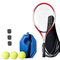 High Strength Elastic String Solo Tennis Practice Aid Easy to Use Tennis Rebound Practice Aid Set Portable for Beginners, Adults, Garden