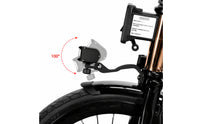 Aluminum Alloy Front Light Bracket with Action Camera Interface Compatible Bike Light Mount Easy to Install Lightweight for Cyclists, Commuters, Night Riding, Commuting, Folding Bikes