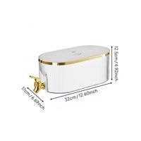 Refrigerator Drink Dispenser with Spigot Sloped Base Juice Container with for Party