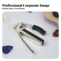 Guitar Capo Compact Design Quick Change Capo Metal Construction Fretboard Clamp for Beginners, Live Performance, Music Class