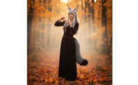 2 Pieces Animal Ears and Tail Faux Hair Feline Ears Headband with Tail Versatile for Cosplayers