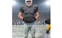2 Pieces Windproof Football Hand Warmer Pouch Waterproof Football Hand Warmer Adjustable Belt Water Resistant for Athletes, Cold Training