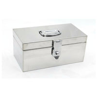 Top Coin aperture fastening mechanismable currency Box sturdy Construction Portable currency Tin with fastening mechanism Educational Gift Piggy Bank Removable Organizer Tray for Children, Small Business Owners, marketplace Stall, Shop, Bedroom, Office