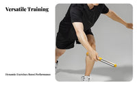 Non-Slip Grip Badminton Force Training Whip Portable Badminton Power Coach Racket-Like Weight for Beginners, Athletes, Home, Backyard, Gym