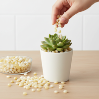 Natural Yellow Jade Crushed Crystal Stones for Fish Tank & Planter Decoration, DIY Craft Material