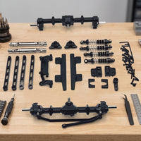 Metal Kit Machined Axle Housing Kit Reinforced Mounting Components for Trail Driving