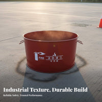 High Temperature Resistant Fire Drill Barrel Heavy Duty Incinerate Barrel Long-Lasting Incinerator Drum Multi-Purpose for Homeowners, Gardeners, Property Managers, Incineration, Farm, Backyard