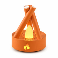 Campfire Night Light Rechargeable Campfire Lamp Night Light with Music Soothing Ambient Sound Machine Portable for Babies