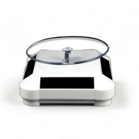 Solar Rotating Stand Compact Rotating Display Stand Solar Turntable Slim Lightweight for Jewelers, Jewelry Store