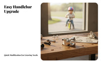 Balance Bike Stem 35mm Bike Stem CNC Machined for Children
